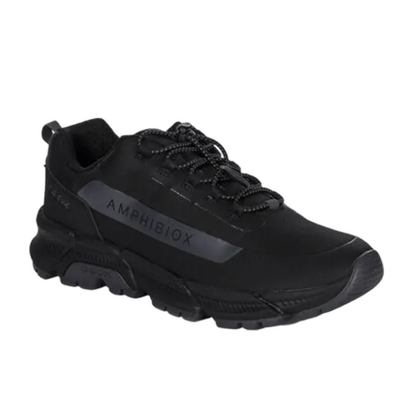 Geox Sneakersy Damskie Skórzane Amphibiox Zwart, vergelijk prijzen bij 1 winkel
