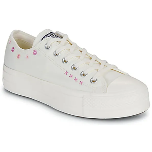 Converse Chuck Taylor All Star Lift Floral Embroidery Low Top Wit, foto 2 van 2