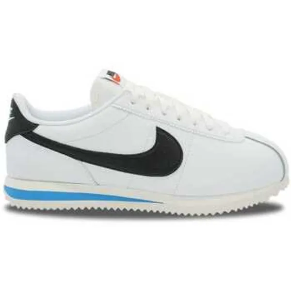 Lage Sneakers Nike Cortez Leather White Black