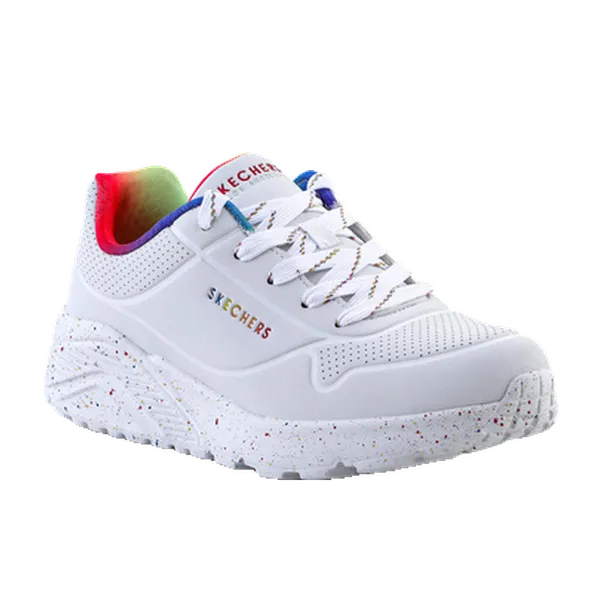 Skechers Uno Lite Rainbow Speckle Wit, vergelijk prijzen bij 1 winkel
