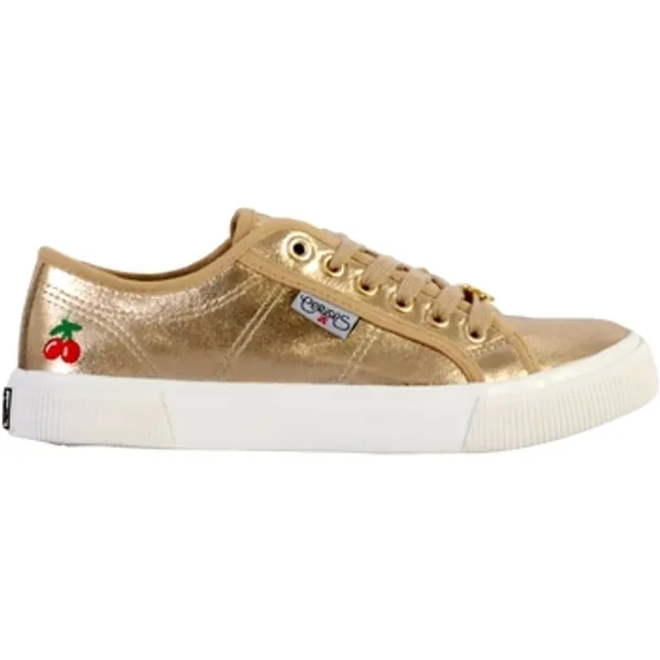 Le Temps des Cerises Lage Sneakers Geel, foto 2 van 2