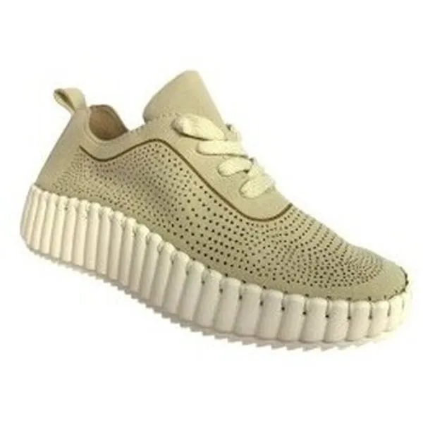 Bienve Lage Sneakers Bienve Zapato señora ha-5082 beig