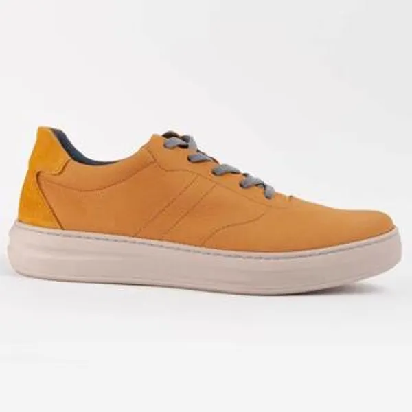 Purapiel Lage Sneakers Geel, foto 2 van 2
