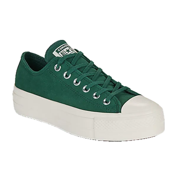 Converse Chuck Taylor All Star Lift Platform Colorful Suede Groen, vergelijk prijzen bij 1 winkel