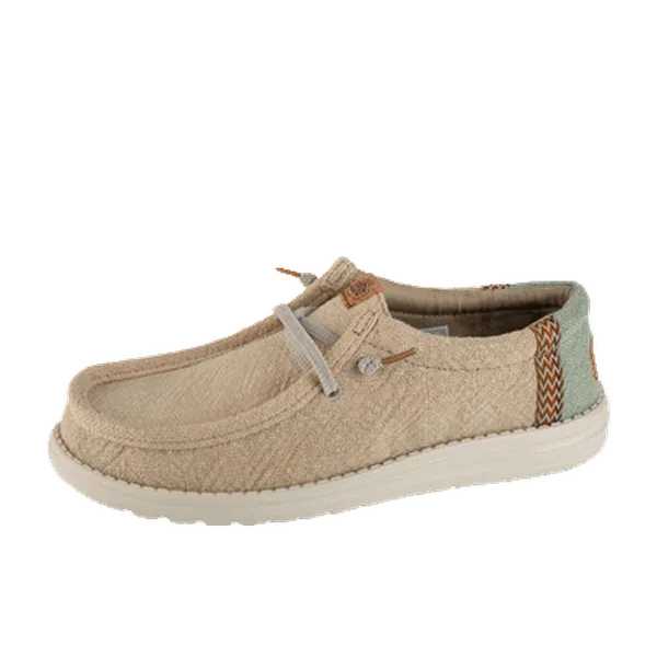 HEYDUDE Wally Jute Rood, vergelijk prijzen bij 1 winkel