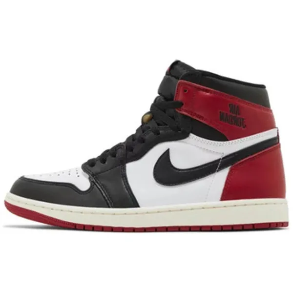 Nike Hoge Sneakers Nike 1 Retro High OG Black Toe Reimagined
