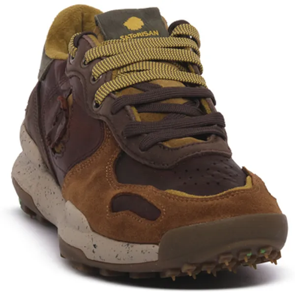 Satorisan Lage Sneakers Satorisan CHACRONA PULL UP BROWN — vergelijk prijzen bij 1 winkel