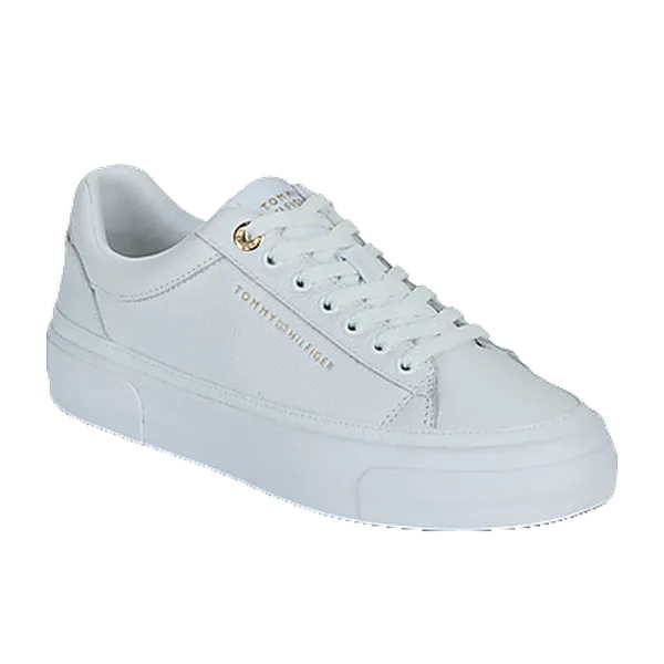 Tommy Hilfiger TH Platform Tumbled Ltr Wit, vergelijk prijzen bij 1 winkel