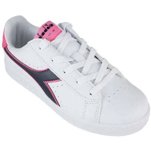 Diadora Lage Sneakers Diadora Game P Gs 101.173323 01 C8593 White/Black Iris/Pink Pas