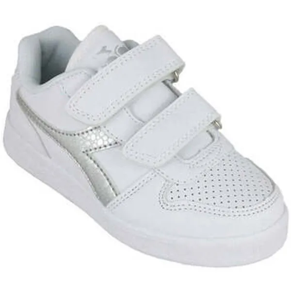 Diadora Lage Sneakers Diadora Playground Ps Girl 101.175782 01 C0516 White/Silver