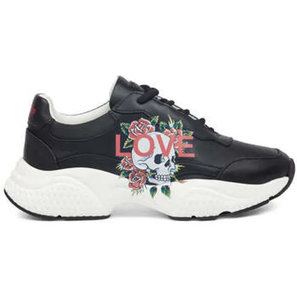 Ed Hardy Lage Sneakers Ed Hardy Insert Runner-Love Black/White