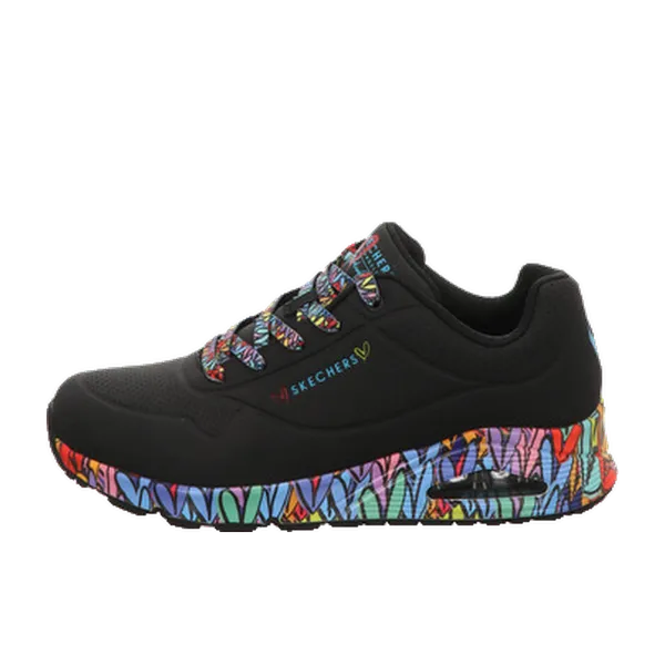Skechers Uno Ravaged Love Zwart, vergelijk prijzen bij 2 winkels