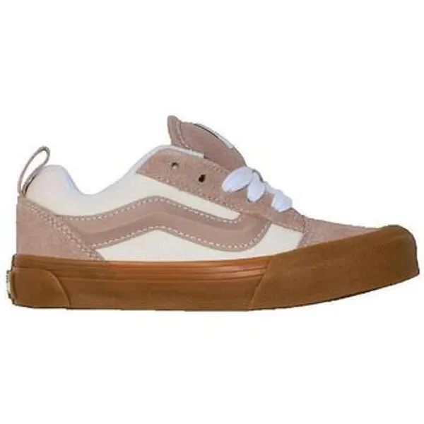 Vans Lage Sneakers Vans Baskets Knu Skool Beige en cuir