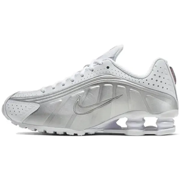 Nike Lage Sneakers Nike Shox R4 White Metallic Silver (2019/2024)