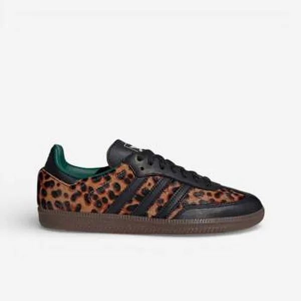 Adidas Lage Sneakers adidas Samba OG Black Green Leopard (Women's)