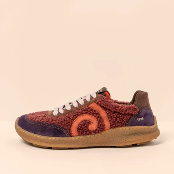 El Naturalista Lage Sneakers Bruin, foto 2 van 2