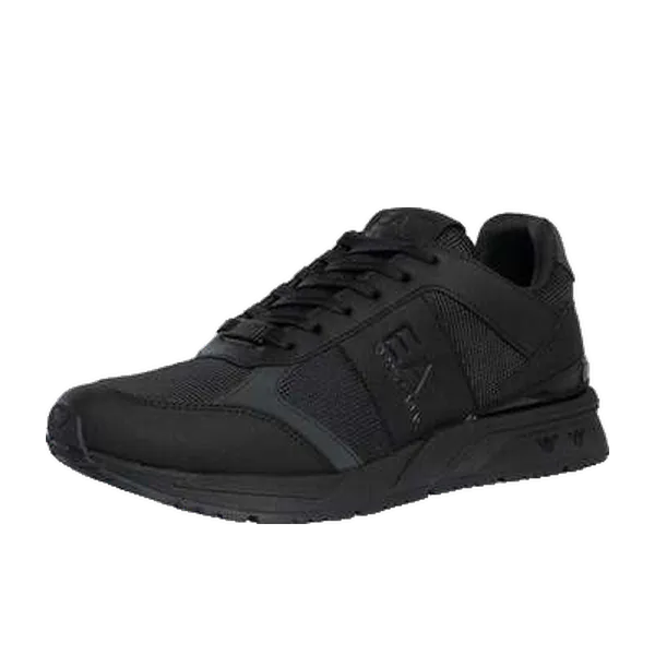 Emporio Armani EA7 Mesh Logo-Sneakers Zwart, vergelijk prijzen bij 1 winkel