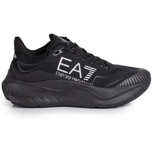 Emporio Armani Lage Sneakers Zwart, foto 2 van 2