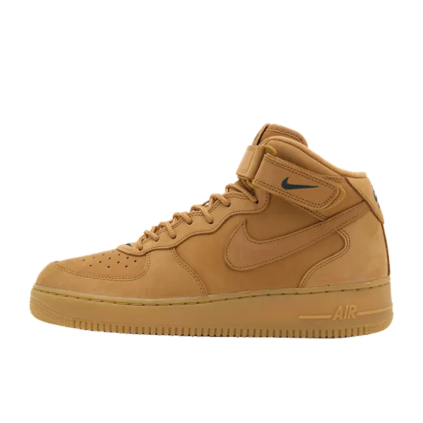 Nike Air Force 1 Mid 07' PRM QS Flax Bruin, vergelijk prijzen bij 2 winkels