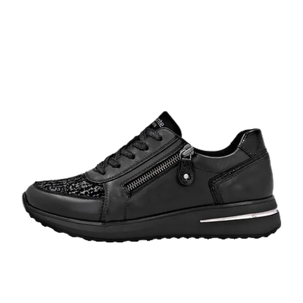 Remonte Lage Sneakers Zwart, vergelijk prijzen bij 1 winkel