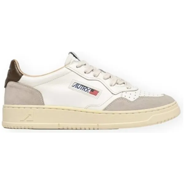 Autry Lage Sneakers Autry Medalist Low Suede M - White/Teak