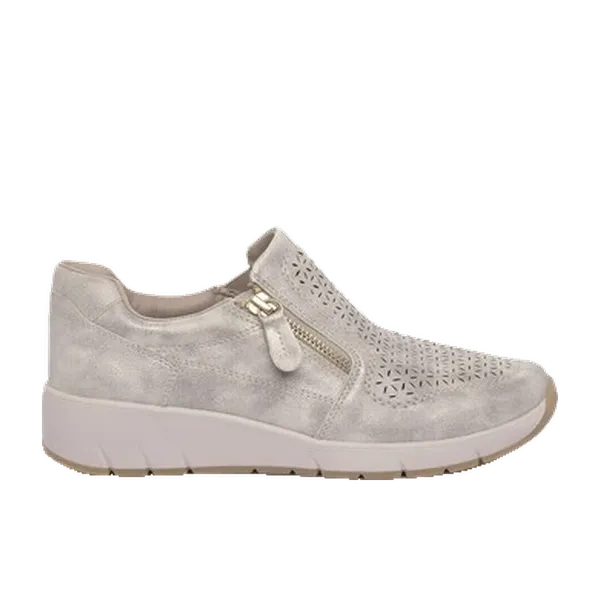 Jana Lage Sneakers Beige, vergelijk prijzen bij 1 winkel