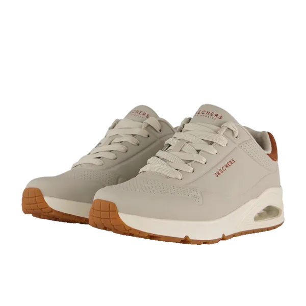 Skechers Lage Sneakers Beige, vergelijk prijzen bij 1 winkel