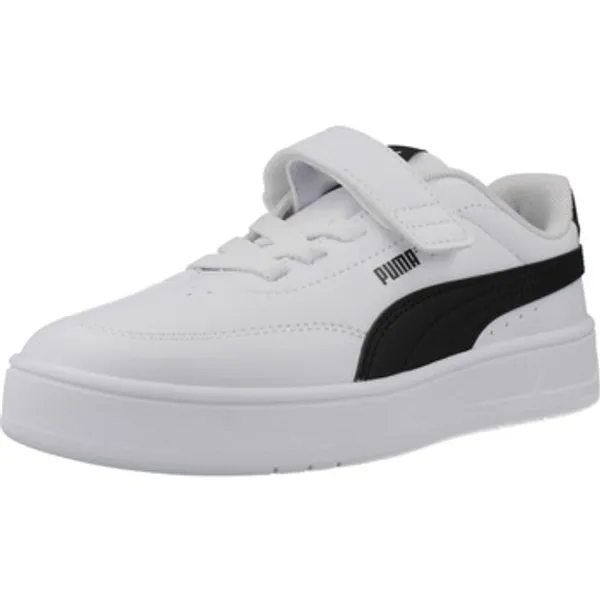 Puma Lage Sneakers Puma Zapatillas Niño Modèle Court Classic Clean