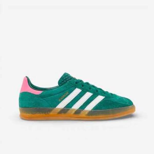 Adidas Lage Sneakers adidas Gazelle Indoor Collegiate Green Lucid Pink (Women's) — vergelijk prijzen bij 1 winkel