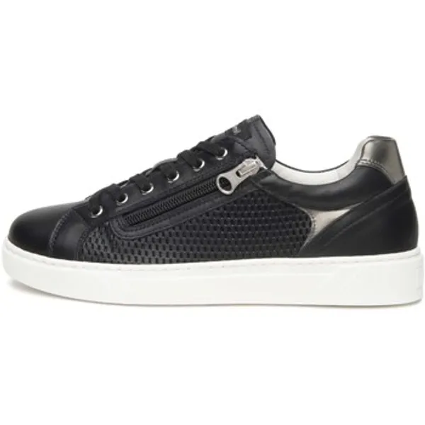 NeroGiardini Lage Sneakers NeroGiardini Guanto Guanto T.Brill Antracite Tr Malaga 1074 Bia