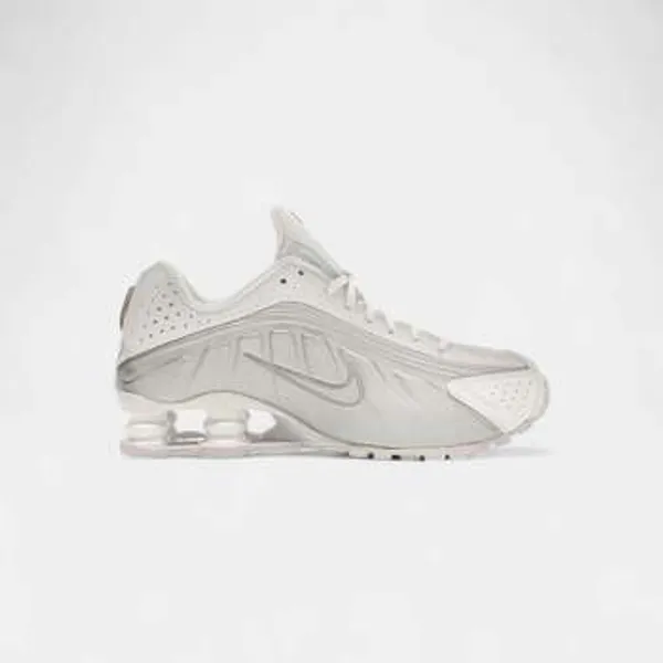 Nike Lage Sneakers Nike Shox R4 White Metallic Silver (Women's)