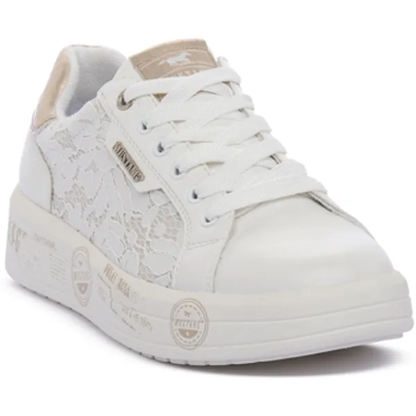 Lage Sneakers Mustang WHITE