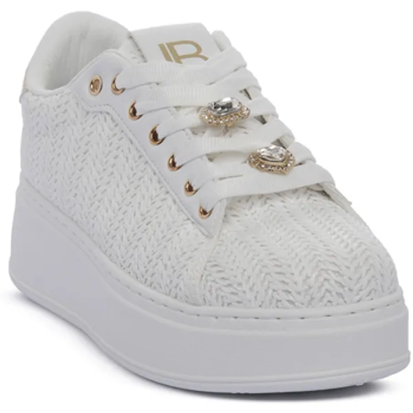 Laura Biagiotti Lage Sneakers Laura Biagiotti RAFIA WHITE — vergelijk prijzen bij 1 winkel