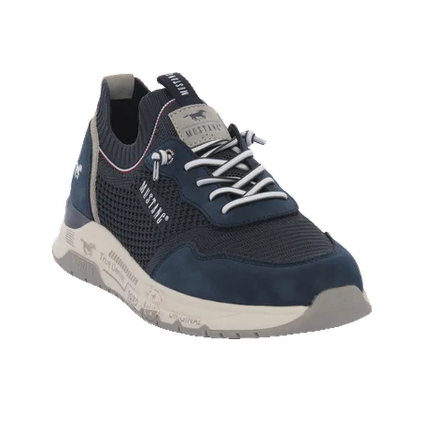 Mustang Lage Sneakers Marineblauw, vergelijk prijzen bij 1 winkel