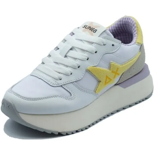 Sun68 Big Stargirl Spongee Logo Bianco Wit, vergelijk prijzen bij 1 winkel