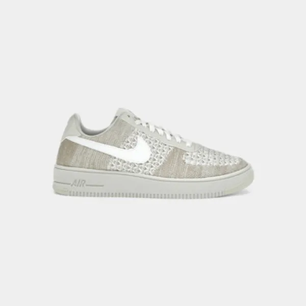 Nike Lage Sneakers Nike Air Force 1 Flyknit 2.0 Light Bone