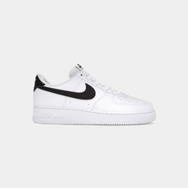 Lage Sneakers Nike Air Force 1 Low '07 White Black Pebbled Leather
