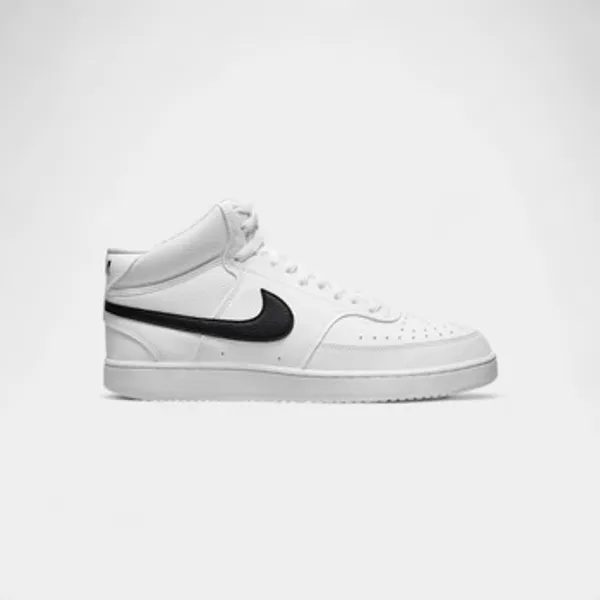 Nike Hoge Sneakers Nike Court Vision Mid Next Nature White Black