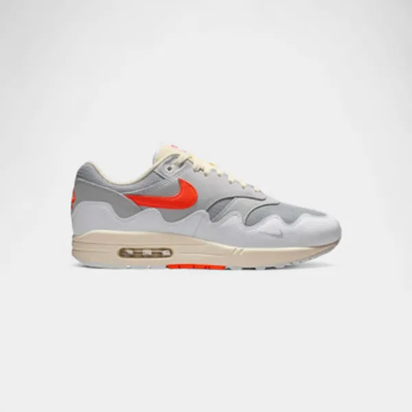 Nike Lage Sneakers Nike Air Max 1 Patta Waves White Hyper Crimson (With Bracelet)