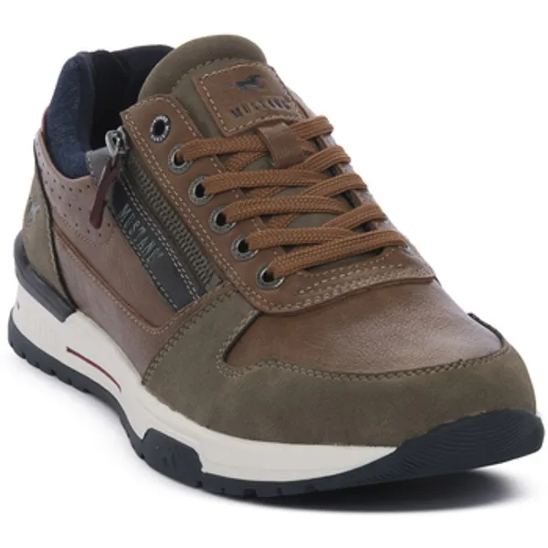 Mustang Lage Sneakers Cognac, vergelijk prijzen bij 1 winkel