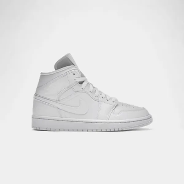 Nike Hoge Sneakers Nike Air Jordan Mid Triple White (2022) (Women's)