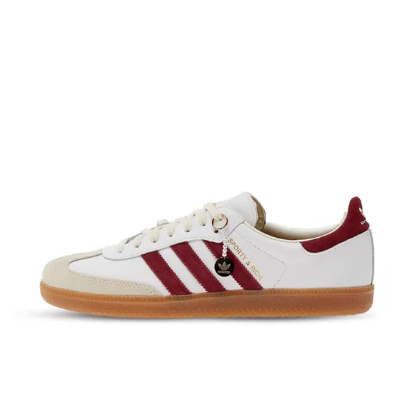 adidas Samba x Sporty & Rich White Burgundy, foto 2 van 2