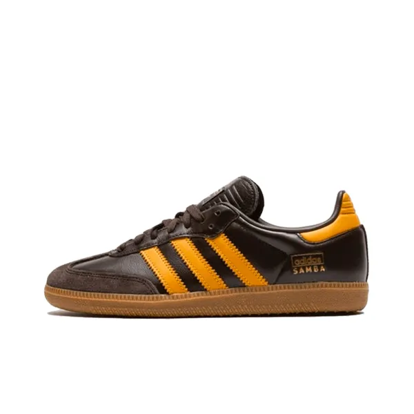adidas Samba OG Dark Brown Yellow, vergelijk prijzen bij 2 winkels