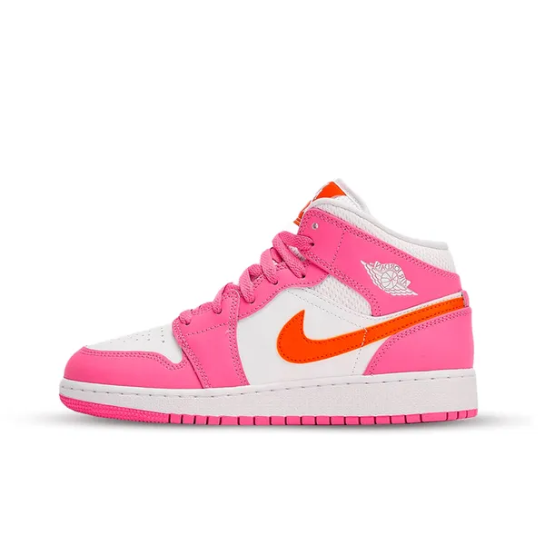Air Jordan 1 Mid Pinksicle Safety Orange (GS), vergelijk prijzen bij 1 winkel