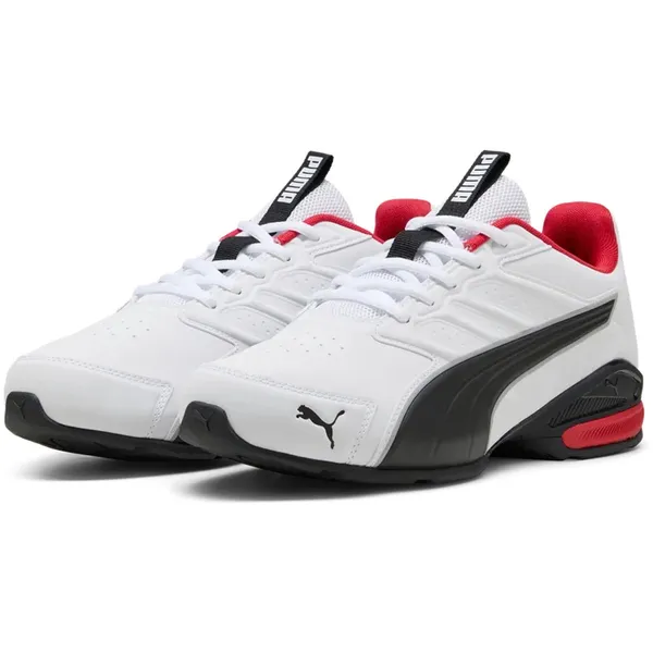 PUMA PUMA Heren Electro SL Sneaker 313092 02 White-Black-For all Time Red