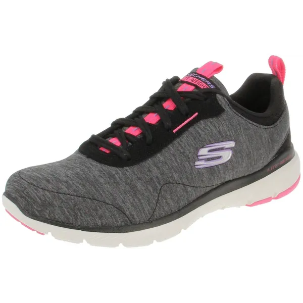 Skechers Skechers Flex Appeal 3.0-Steady Energy Dames Sneakers - Black/Pink