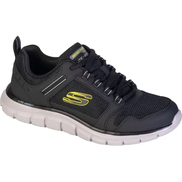 Skechers Skechers Track-Knockhill 232001-BKLM, Mannen, Zwart, Sneakers, maat: