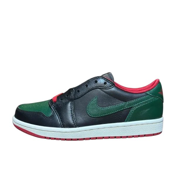 Nike Air Jordan 1 Retro Low OG Zwart/Groen/Rood, vergelijk prijzen bij 1 winkel