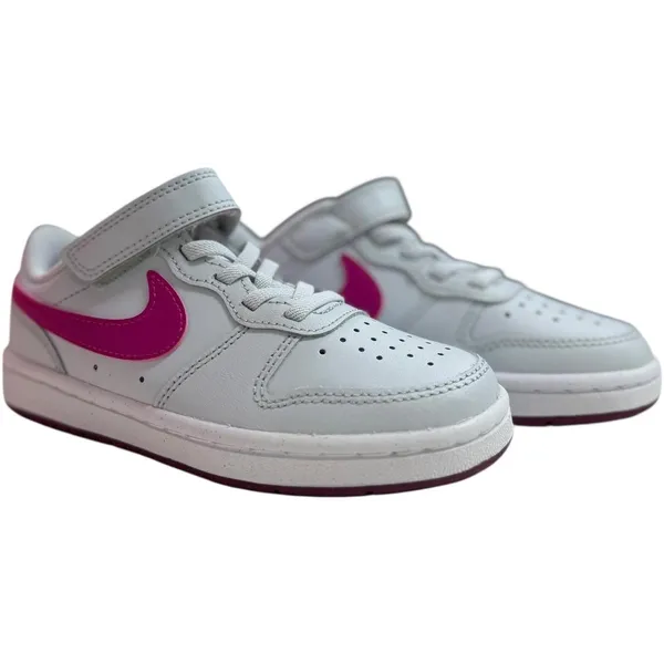 Nike Court Borough Low 2 Wit/Grijs/Roze