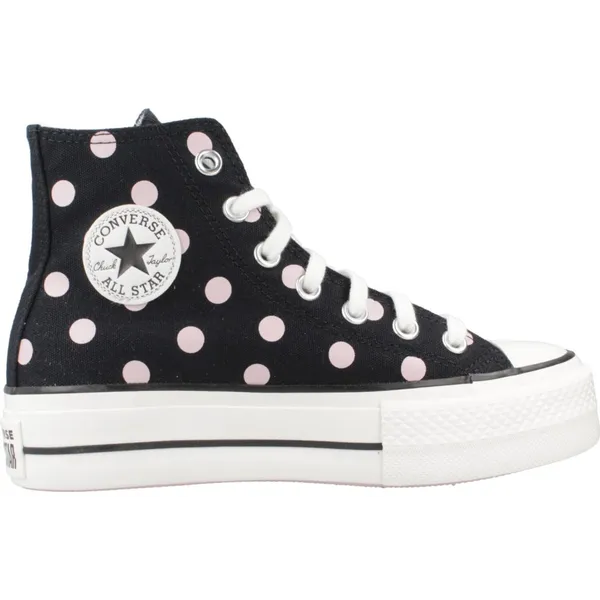 Converse Converse CHUCK TAYLOR ALL STAR LIFT PLATFORM POLKA DOTS Zwart EU